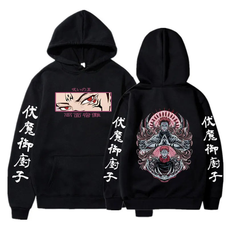 Hoodie Jujutsu Kaisen Gojo Satoru 2025 - Sweat Anime Oversized Streetwear