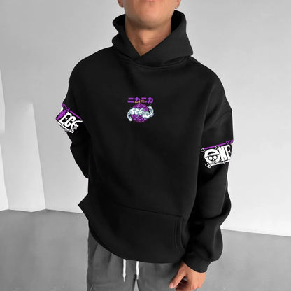 Hoodie One Piece Luffy - Sweat Anime Harajuku Parent-Enfant