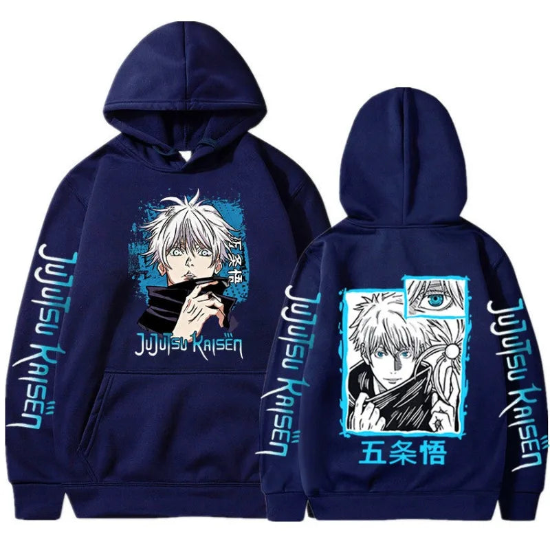 Hoodie Jujutsu Kaisen Gojo Satoru 2025 - Sweat Anime Oversized Streetwear