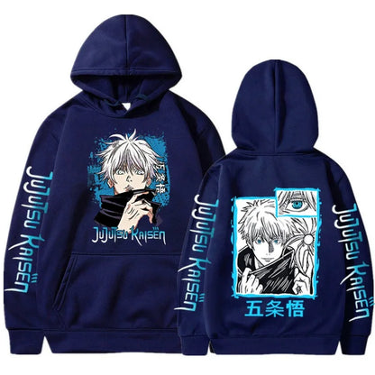 Hoodie Jujutsu Kaisen Gojo Satoru 2025 - Sweat Anime Oversized Streetwear