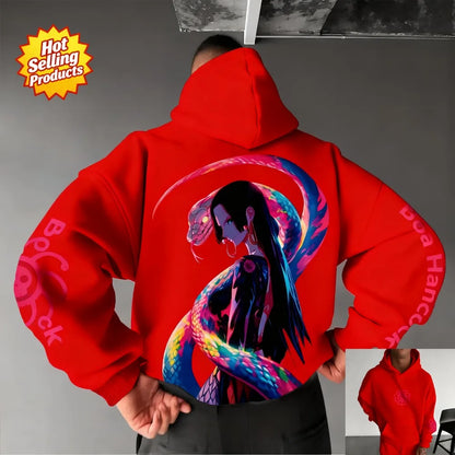 Hoodie One Piece Boa Hancock - Sweat Anime Oversized Streetwear Unisexe