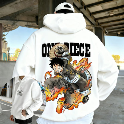 Hoodie One Piece Parent-Enfant - Sweat Anime Hip Hop Streetwear