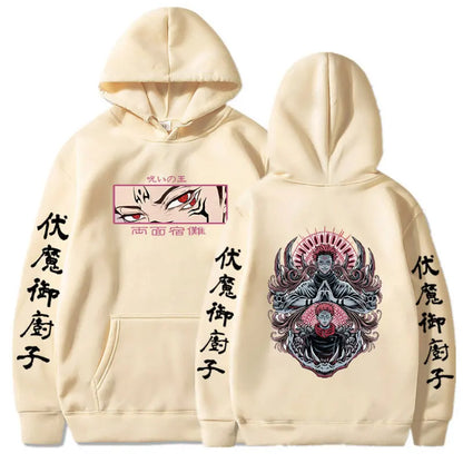 Hoodie Jujutsu Kaisen Gojo Satoru 2025 - Sweat Anime Oversized Streetwear