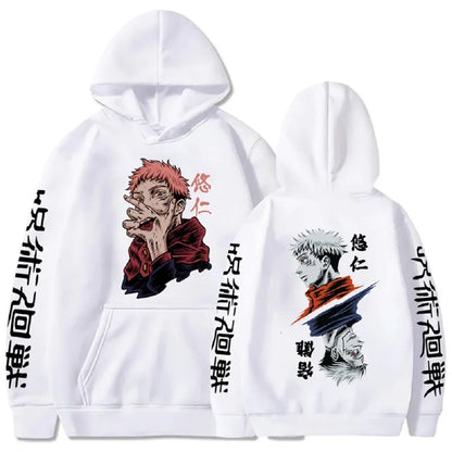 Hoodie Jujutsu Kaisen Yuji Itadori - Sweat Anime Harajuku Streetwear