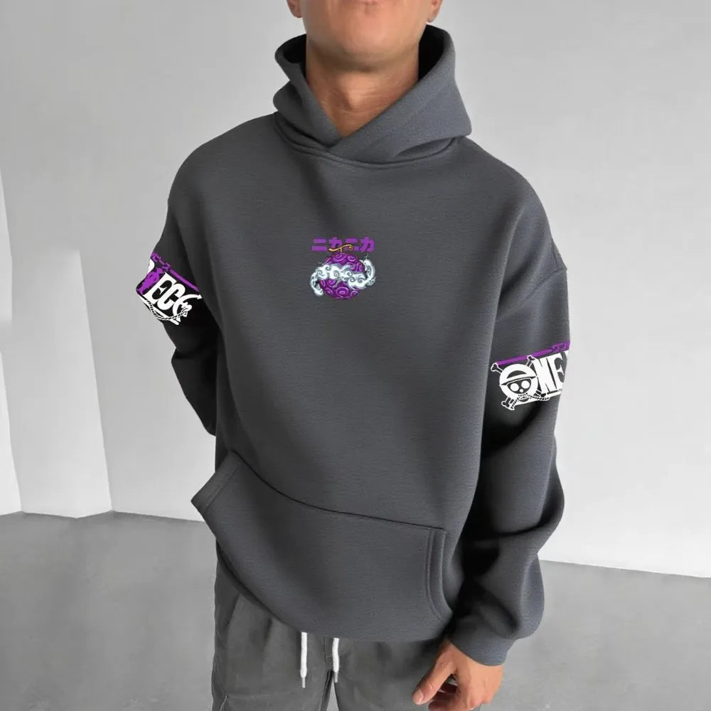 Hoodie One Piece Luffy - Sweat Anime Harajuku Parent-Enfant