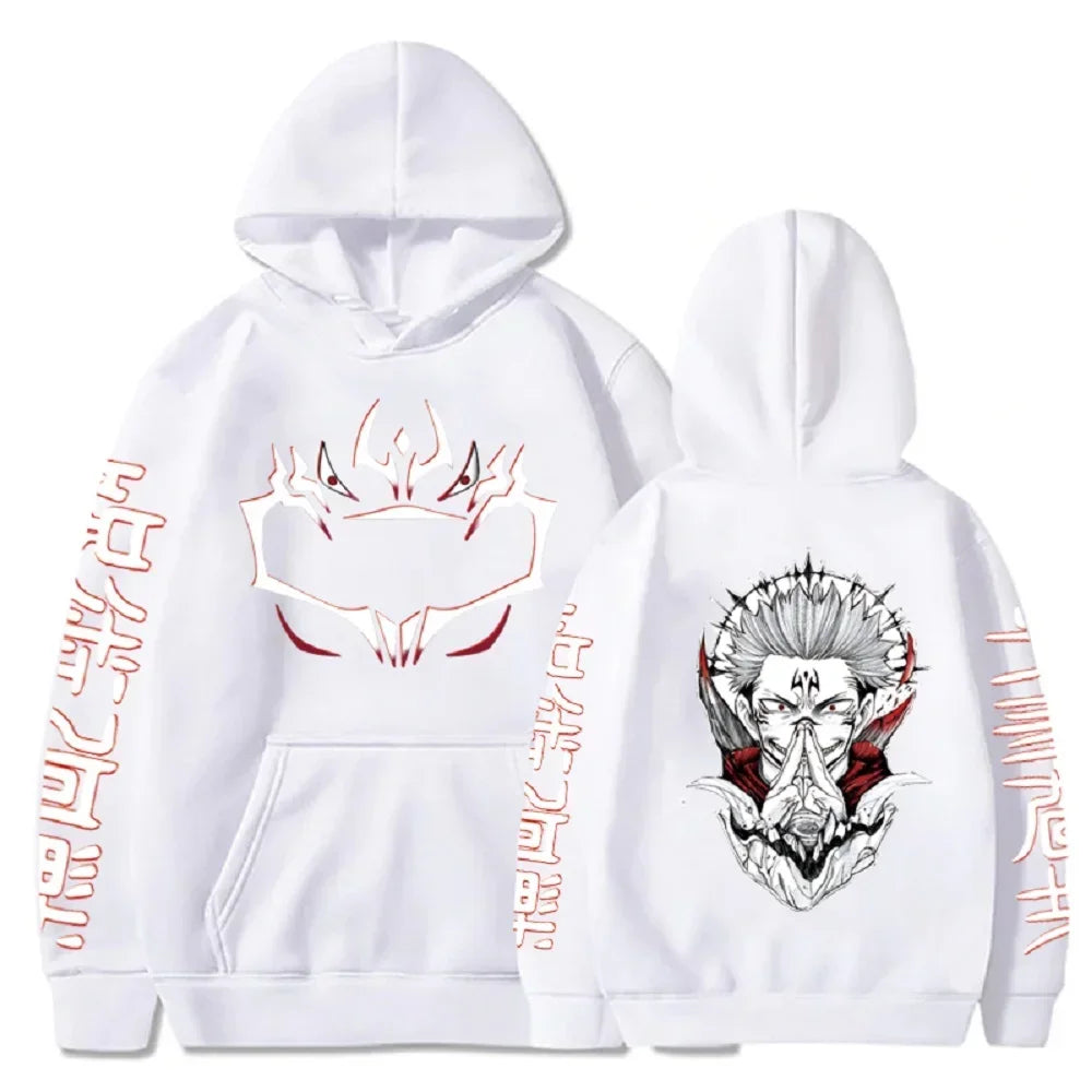 Hoodie Jujutsu Kaisen Yuji Itadori - Sweat Anime Harajuku Streetwear