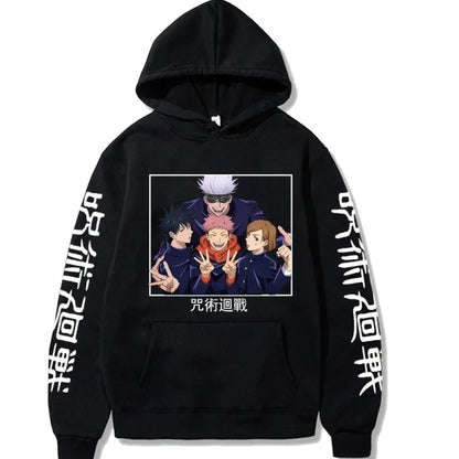 Hoodie Jujutsu Kaisen Yuji Itadori - Sweat Anime Harajuku Streetwear