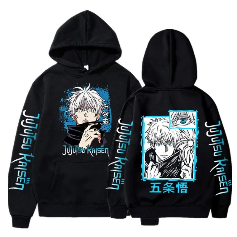 Hoodie Jujutsu Kaisen Gojo Satoru 2025 - Sweat Anime Oversized Streetwear