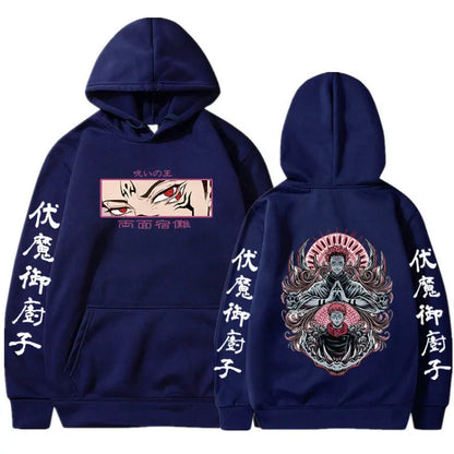 Hoodie Jujutsu Kaisen Gojo Satoru 2025 - Sweat Anime Oversized Streetwear