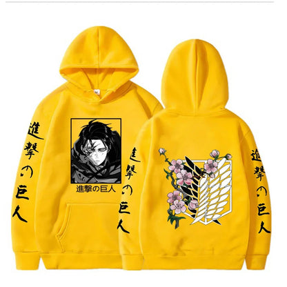 Hoodie Attack on Titan Levi - Sweat Anime Streetwear Unisexe
