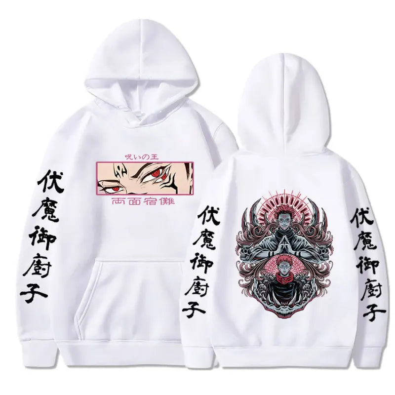 Hoodie Jujutsu Kaisen Gojo Satoru 2025 - Sweat Anime Oversized Streetwear
