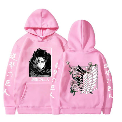 Hoodie Attack on Titan Levi - Sweat Anime Streetwear Unisexe