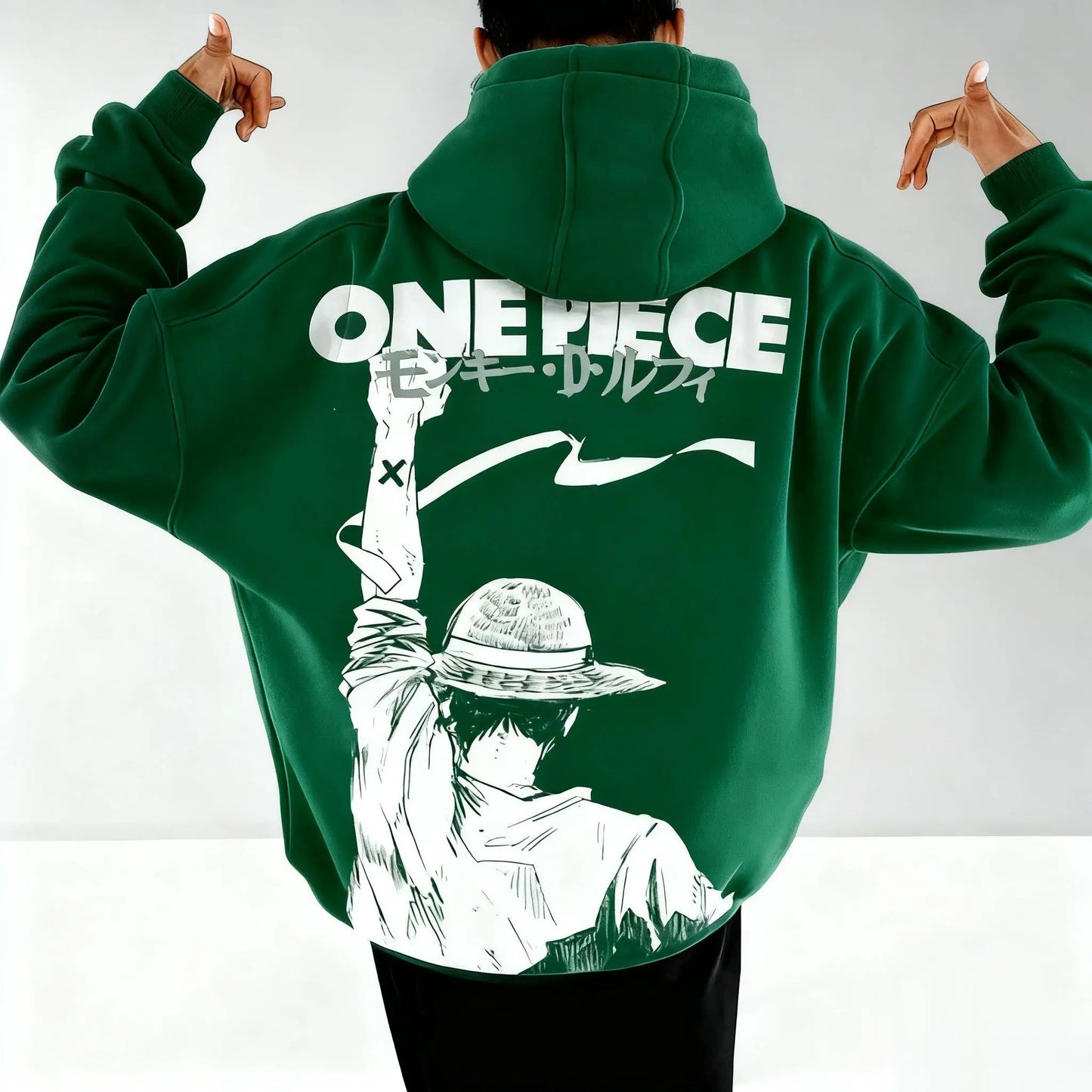 Hoodie One Piece Luffy Y2K - Streetwear Anime Vintage Unisexe