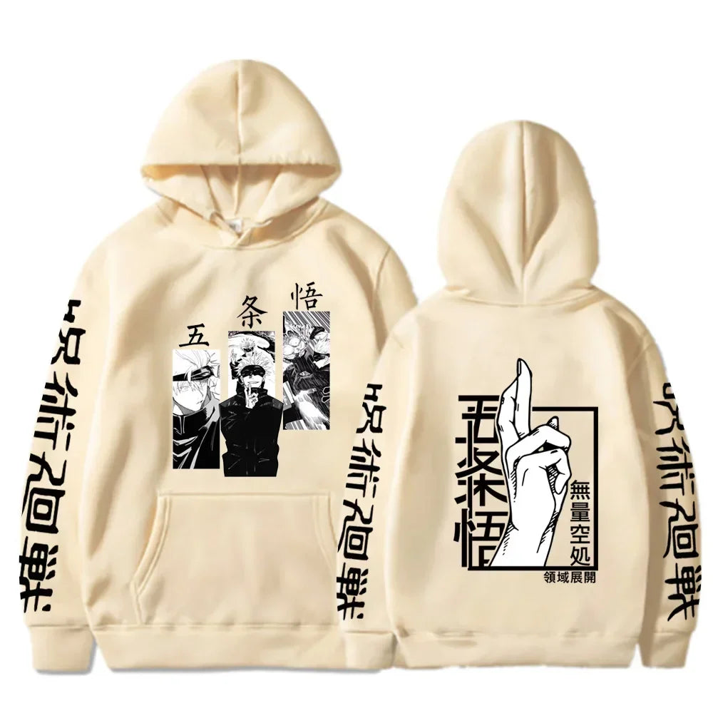 Hoodie Jujutsu Kaisen Yuji Itadori - Sweat Anime Harajuku Streetwear