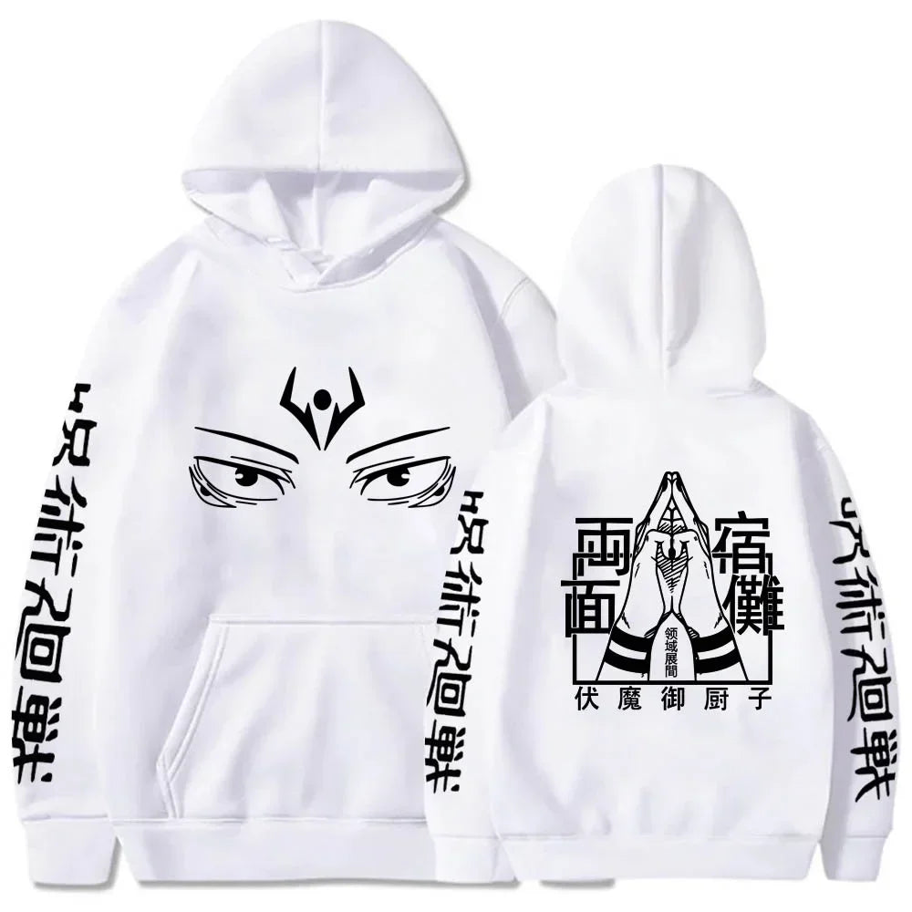 Hoodie Jujutsu Kaisen Yuji Itadori - Sweat Anime Harajuku Streetwear