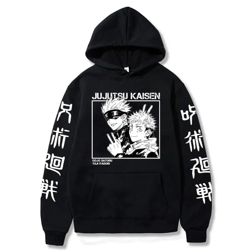 Hoodie Jujutsu Kaisen Yuji Itadori - Sweat Anime Harajuku Streetwear