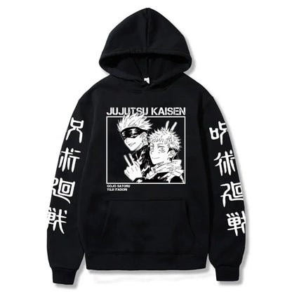 Hoodie Jujutsu Kaisen Yuji Itadori - Sweat Anime Harajuku Streetwear