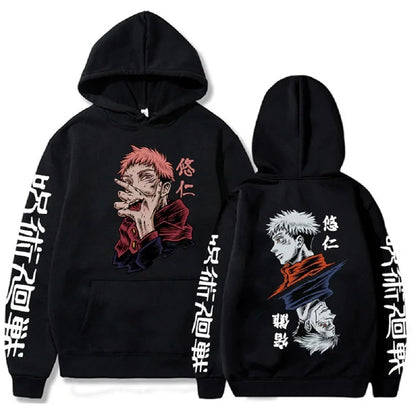 Hoodie Jujutsu Kaisen Yuji Itadori - Sweat Anime Harajuku Streetwear