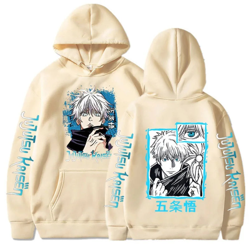 Hoodie Jujutsu Kaisen Gojo Satoru 2025 - Sweat Anime Oversized Streetwear