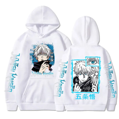 Hoodie Jujutsu Kaisen Gojo Satoru 2025 - Sweat Anime Oversized Streetwear