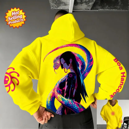Hoodie One Piece Boa Hancock - Sweat Anime Oversized Streetwear Unisexe