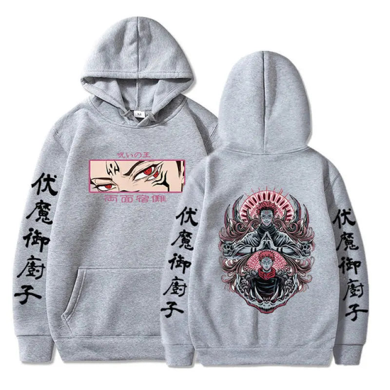 Hoodie Jujutsu Kaisen Gojo Satoru 2025 - Sweat Anime Oversized Streetwear