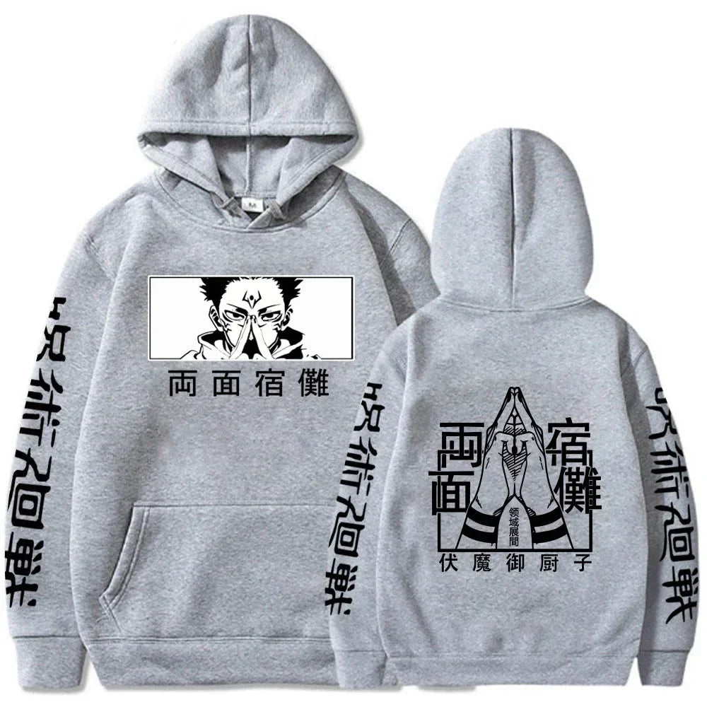 Hoodie Jujutsu Kaisen Yuji Itadori - Sweat Anime Harajuku Streetwear