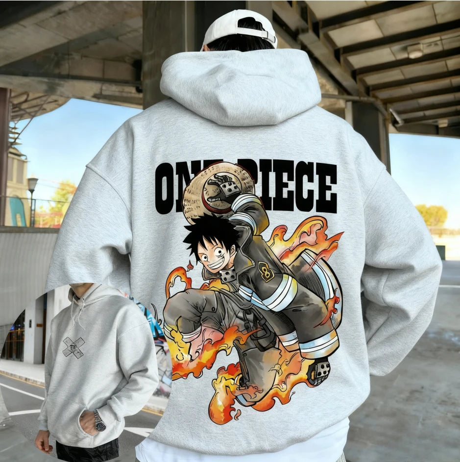 Hoodie One Piece Parent-Enfant - Sweat Anime Hip Hop Streetwear