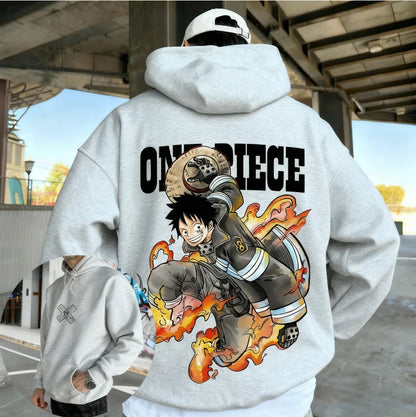 Hoodie One Piece Parent-Enfant - Sweat Anime Hip Hop Streetwear