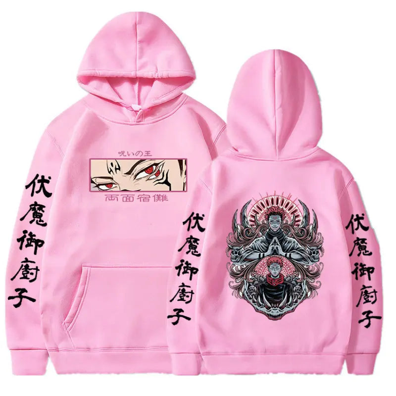 Hoodie Jujutsu Kaisen Gojo Satoru 2025 - Sweat Anime Oversized Streetwear