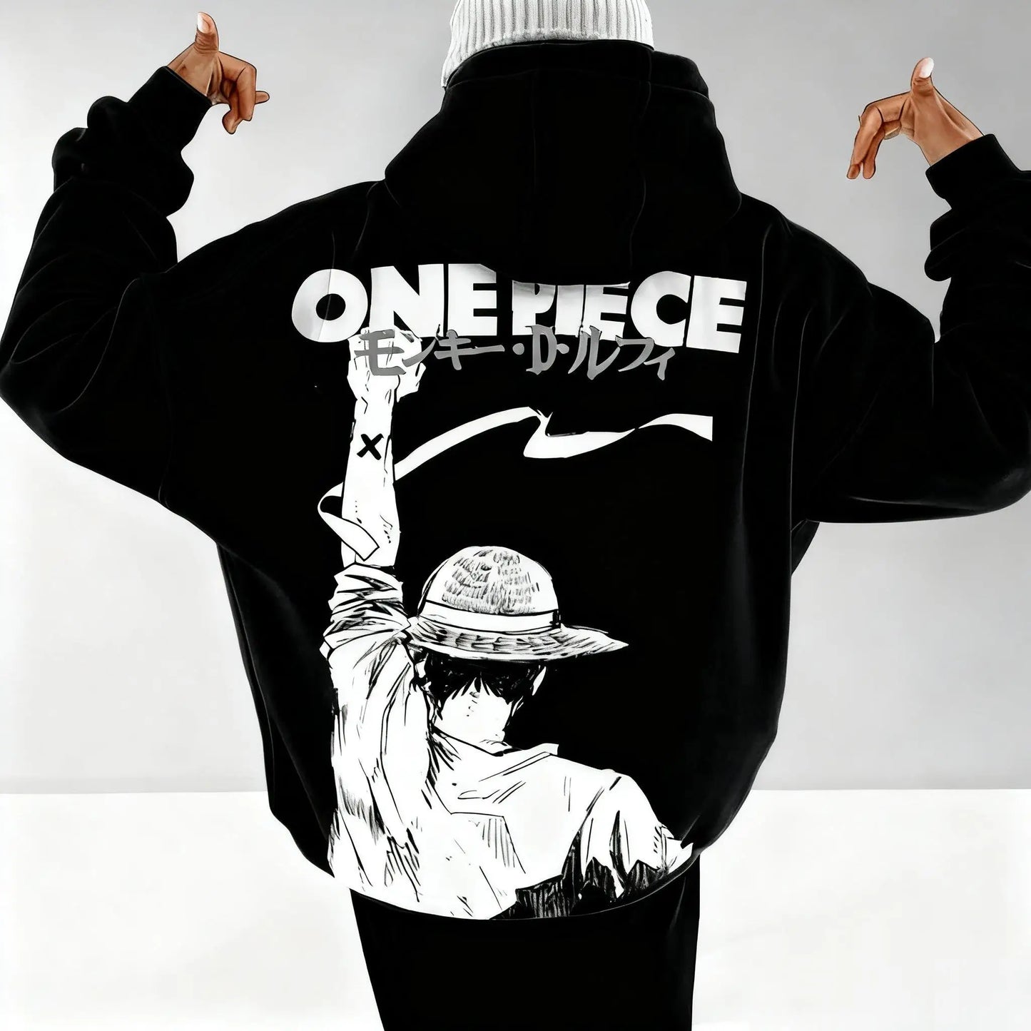 Hoodie One Piece Luffy Y2K - Streetwear Anime Vintage Unisexe