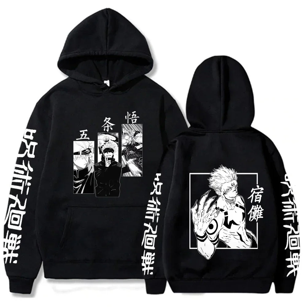 Hoodie Jujutsu Kaisen Yuji Itadori - Sweat Anime Harajuku Streetwear