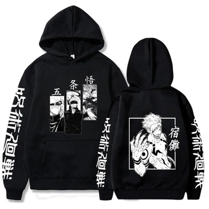Hoodie Jujutsu Kaisen Yuji Itadori - Sweat Anime Harajuku Streetwear