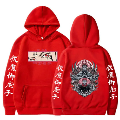 Hoodie Jujutsu Kaisen Gojo Satoru 2025 - Sweat Anime Oversized Streetwear