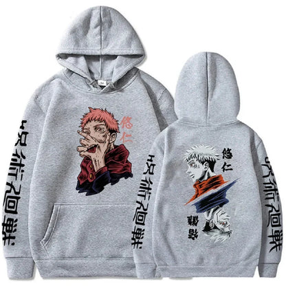 Hoodie Jujutsu Kaisen Yuji Itadori - Sweat Anime Harajuku Streetwear