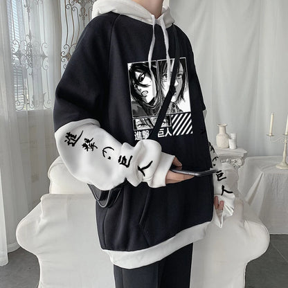Hoodie Attack on Titan Mikasa Ackerman - Sweat Anime Unisexe Harajuku