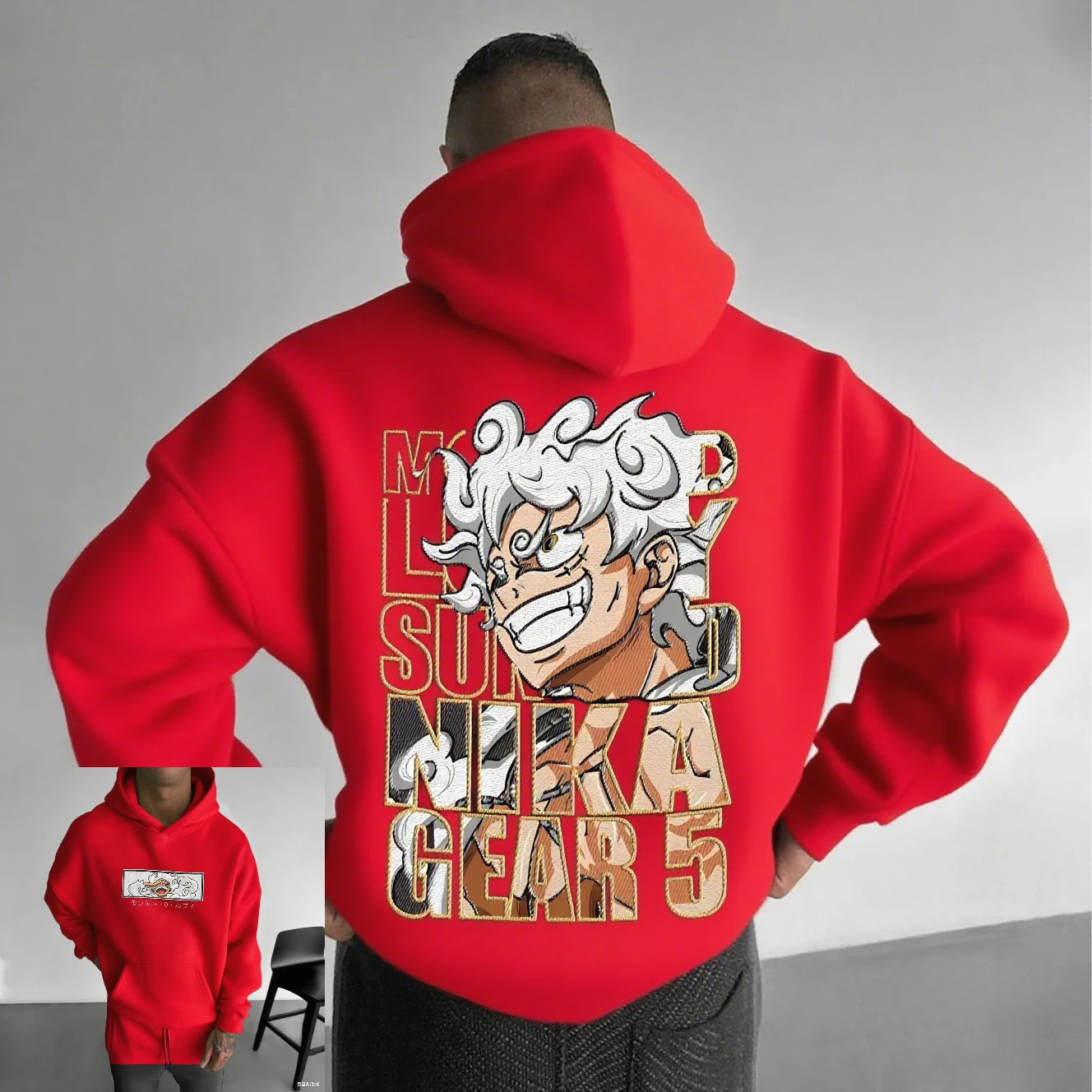 Hoodie One Piece Monkey D Luffy - Sweat Anime Streetwear Casual