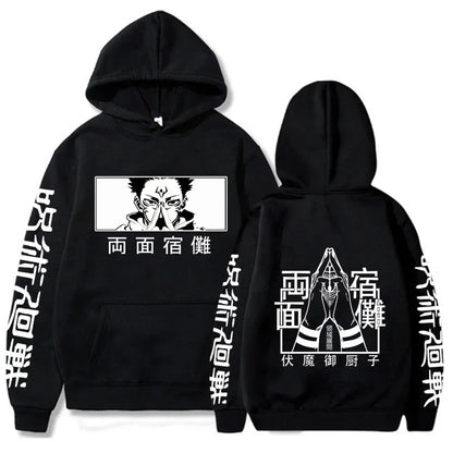 Hoodie Jujutsu Kaisen Yuji Itadori - Sweat Anime Harajuku Streetwear