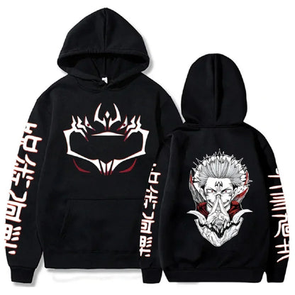 Hoodie Jujutsu Kaisen Yuji Itadori - Sweat Anime Harajuku Streetwear