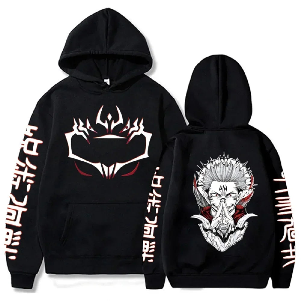Hoodie Jujutsu Kaisen Yuji Itadori - Sweat Anime Harajuku Streetwear