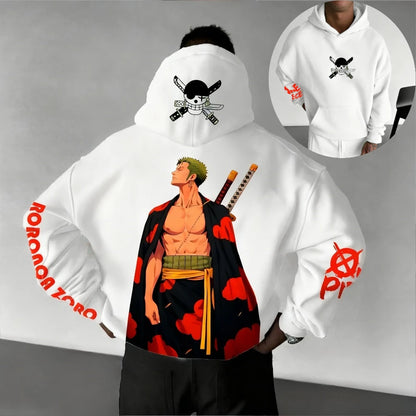 Hoodie One Piece Roronoa Zoro - Sweat Anime Parent-Enfant Confort