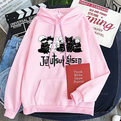 Hoodie Jujutsu Kaisen Gojo Satoru - Sweat Anime Manga Harajuku