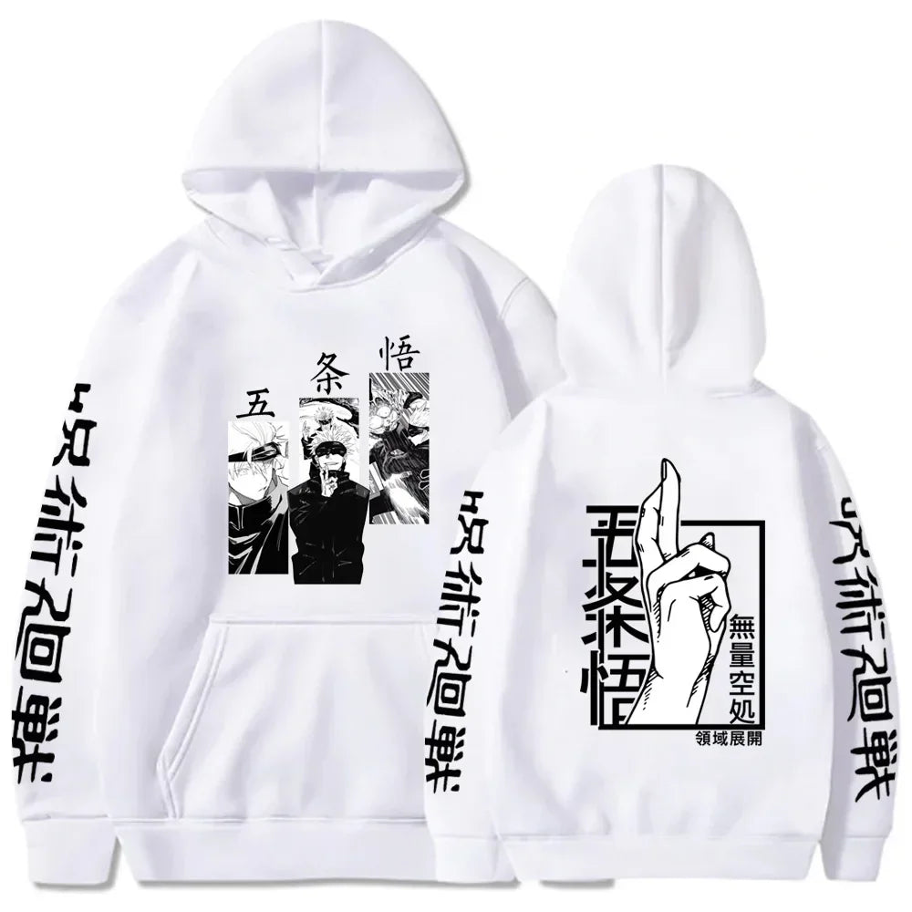 Hoodie Jujutsu Kaisen Yuji Itadori - Sweat Anime Harajuku Streetwear