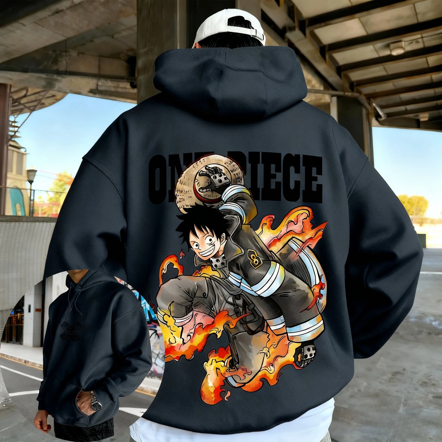 Hoodie One Piece Parent-Enfant - Sweat Anime Hip Hop Streetwear