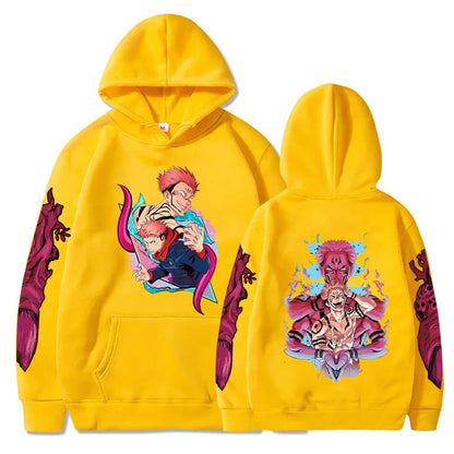 Hoodie Jujutsu Kaisen Gojo Satoru 2025 - Sweat Anime Oversized Streetwear