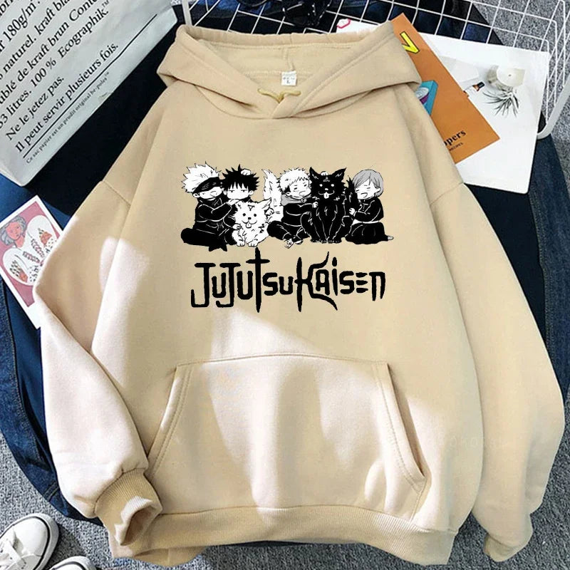Hoodie Jujutsu Kaisen Gojo Satoru - Sweat Anime Manga Harajuku