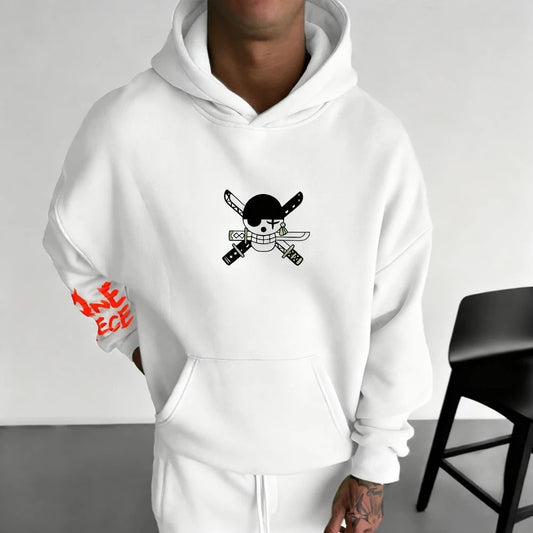 Hoodie One Piece Roronoa Zoro - Sweat Anime Parent-Enfant Confort
