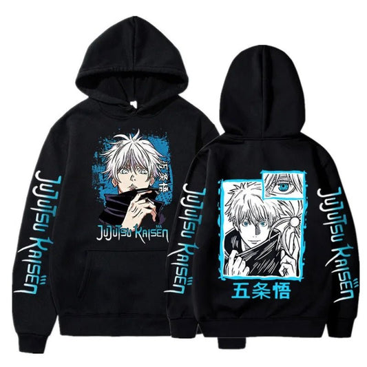 Hoodie Jujutsu Kaisen Gojo Satoru 2025 - Sweat Anime Oversized Streetwear - NovaPick
