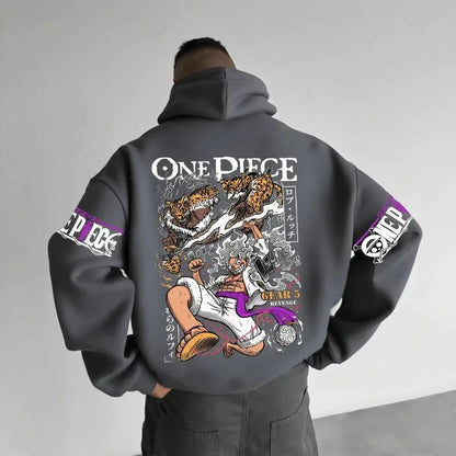 Hoodie One Piece Luffy - Sweat Anime Harajuku Parent - Enfant - NovaPick