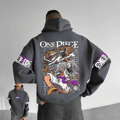 Hoodie One Piece Luffy - Sweat Anime Harajuku Parent - Enfant - NovaPick